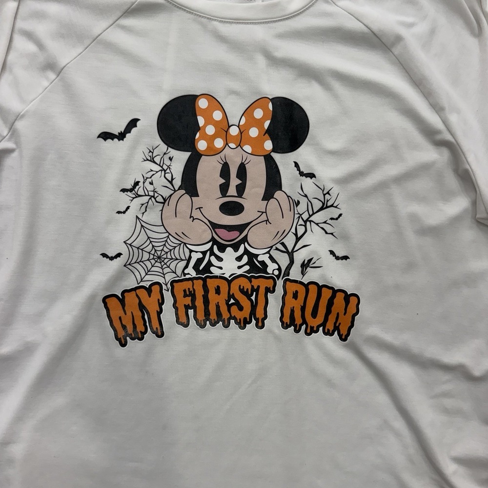 Avia Disney Minnie Mouse My First Run Halloween‎ Performance Shirt Woman's XL